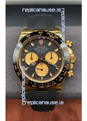 Rolex Daytona Super Clone M126518 Yellow Gold Grey Dial Original Cal.4131 Movement