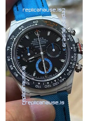 Rolex Cosmograph Daytona DiW RACING BLUE Edition Carbon Fiber Watch - Cal.4130 Movement 