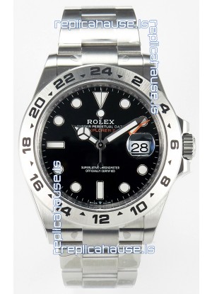 Rolex Explorer II Super Clone M216570-002 1:1 Mirror Replica Watch - Black Dial CAL. 3285 Movement