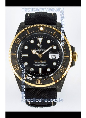 Rolex GMT Masters II Super Clone DiW Edition Swiss Replica Lightweight Carbon Casing Watch 