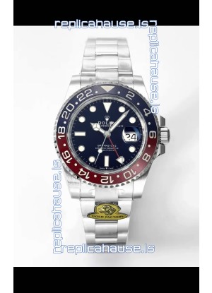 Rolex GMT Masters II Super Clone m126710BLRO PEPSI Cal.3285 Movement Swiss Replica - Ultimate 904L Steel Watch