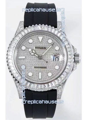 Rolex Yachtmaster 226679TBR White Gold 42MM Cal.3135 Swiss 1:1 Ultimate 904L Steel Watch