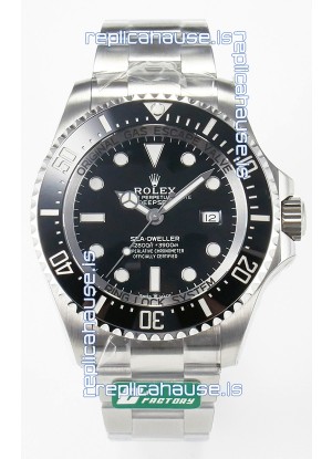 Rolex Sea-Dweller Deepsea Super Clone 126660LN Swiss Replica Watch 1:1 Mirror Replica in 904L Steel Case