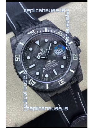 Rolex Submariner DiW Carbon Fiber Edition Swiss Replica Watch - 1:1 Mirror Replica