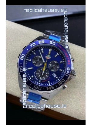 Tag Heuer F1 Edition Swiss Quartz Watch in Blue Dial Stainless Steel Casing 