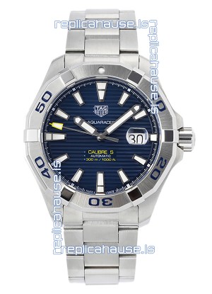 Tag Heuer Aquaracer Calibre 5 1:1 Mirror Replica Watch Blue Dial 904L Steel 44MM