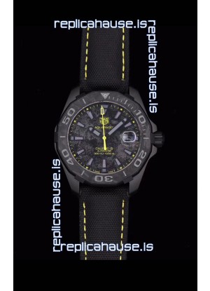 Tag Heuer Aquaracer Calibre 5 Titanium Carbon 41MM 1:1 Mirror Replica Watch 