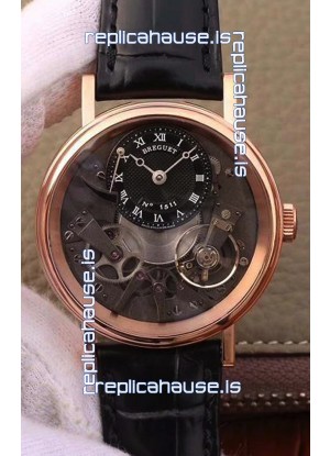 Breguet Tradition 7057BR/R9/9W6 Pink Gold Dual Tourbillon Swiss Replica Watch
