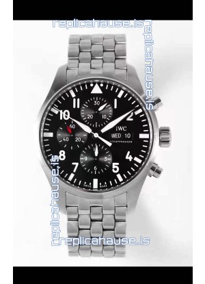 IWC Pilot Chronograph Le Petit Prince Edition Black Dial 1:1 Mirror Replica Watch