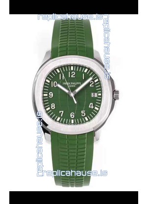 Patek Philippe Aquanaut 5168G-010 Swiss Replica Watch Green Dial - 1:1 Mirror Edition