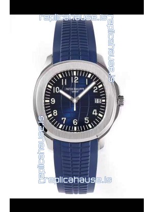 Patek Philippe Aquanaut 5168G Swiss Replica Watch Blue Dial - 1:1 Mirror Edition