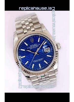Rolex Datejust Fluted-Motif Dial 41MM Cal.3135 Movement Swiss Replica Watch in 904L Steel Casing