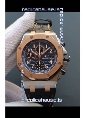 Audemars Piguet Royal Oak Offshore Chronograph 2 Tone 904L Steel 1:1 Mirror 3126 Movement