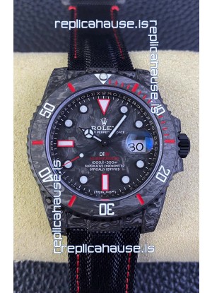 Rolex Submariner DiW Carbon Fiber Edition Swiss Replica Watch - 1:1 Mirror Replica