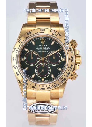 Rolex Cosmograph Daytona 116508 Yellow Gold Original Cal.4130 Movement - Improved Ultimate 904L Steel Watch