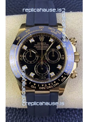Rolex Cosmograph Daytona 116518LN Yellow Gold Original Cal.4130 Movement - 904L Steel Watch