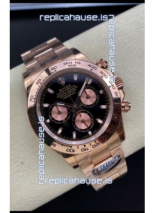 Rolex Daytona 116505 Rose Gold Original Cal.4130 Movement - 1:1 Mirror 904L Steel Watch