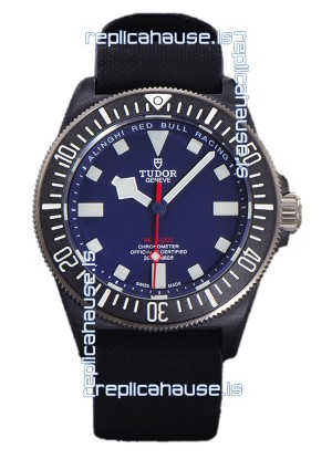 Tudor Pelagos FXD Titanium Casing 1:1 Mirror Replica Blue Dial in Black Nato Strap