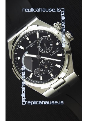 Vacheron Constantin Overseas Dual Time Black Dial Swiss Replica Watch 