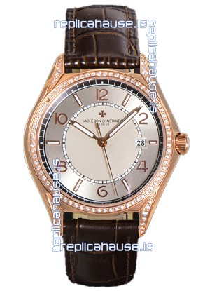 Vacheron Constantin Fiftysix Edition 904L Steel Rose Gold 1:1 Mriror Replica Creme Dial