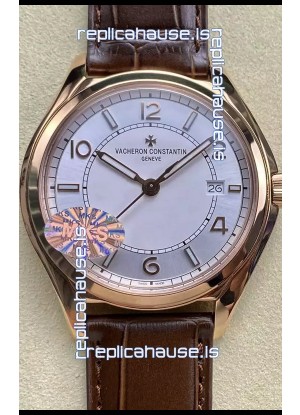 Vacheron Constantin Fiftysix Edition Rose Gold Steel 1:1 Mriror Replica White Dial 