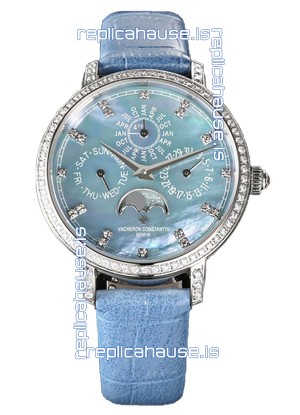 Vacheron Constantin Traditionelle Perpetual Calendar Ultra-Thin White Gold Plating