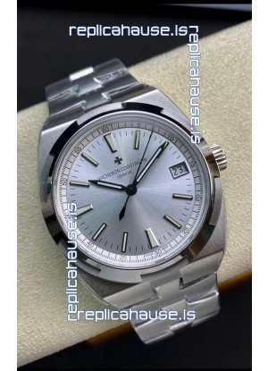 Vacheron Constantin Overseas 1:1 Mirror Swiss Replica Watch in Steel Dial - Steel Strap 