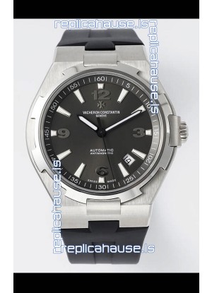 Vacheron Constantin Overseas 1:1 Mirror Swiss Replica Watch in Grey Dial - Rubber Strap