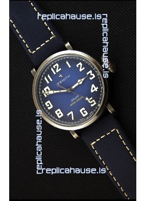 Zenith Pilot Type 20 Extra Special Blue Dial Swiss Replica Watch 40MM