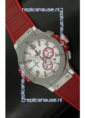 Hublot Big Bang Geneve Japanese Replica Watch in Aspen White Dial