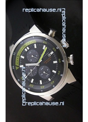 IWC Schaffhausen Cousteau Divers Japanese Replica Watch in Black