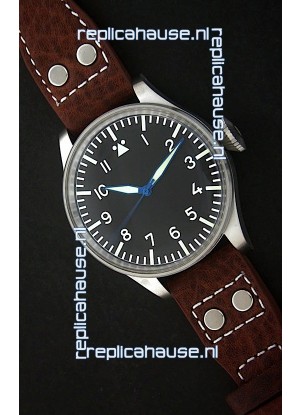 IWC Pilot Automtaic Swiss Replica Watch in black Dial