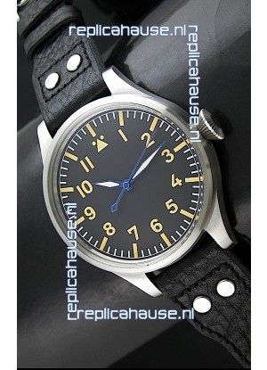 IWC Vintage Big Pilot Swiss Replica Watch in Stainless Steel Casing