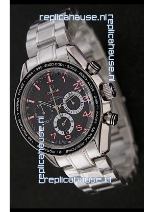 Omega SpeedMaster Quartz in Black Dial
