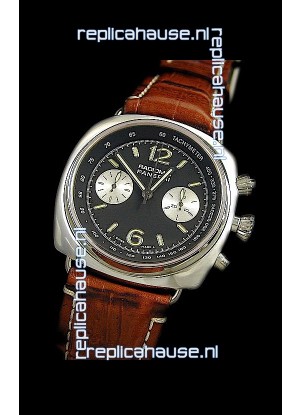 Panerai Radiomir Lemania Swiss Watch in Black Dial