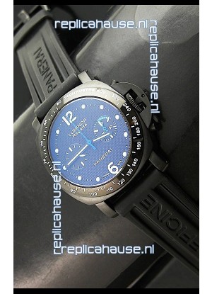 Panerai Luminor Regatta Swiss Watch in PVD Casing Rubber Strap