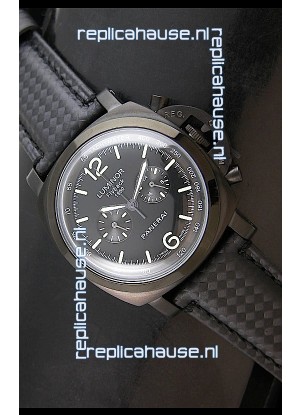 Panerai Luminor FlyBack 1950 Watch in Black PVD