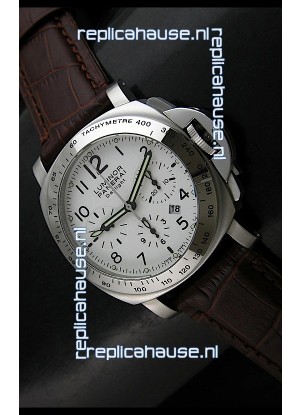 Panerai Luminor Daylight Edition Swiss Watch White Dial - 1:1 Mirror Copy Watch
