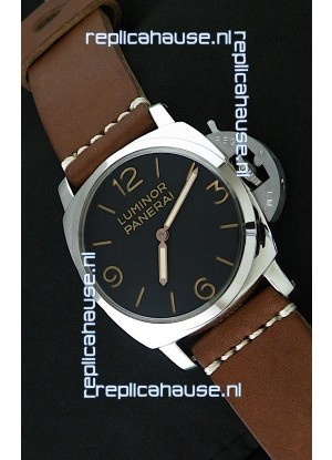 Panerai Luminor Swiss Watch - 47MM in Brown Strap