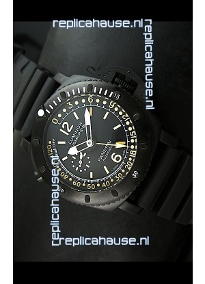 Panerai Luminor Submersible PAM193 Japanese Replica Watch Black Dial