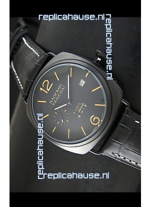 Panerai Radiomir 8 Days Japanese Replica Watch in PVD Casing