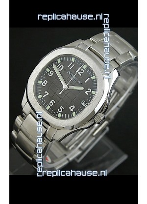 Patek Phillipe Nautilis Swiss Replica Watch in Black Dial