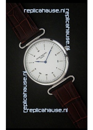 Patek Philippe Calatrava Japanese Quaartz Watch in Steel