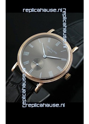 Patek Philippe Calatrava Japanese Mens Watch in Grey Dial