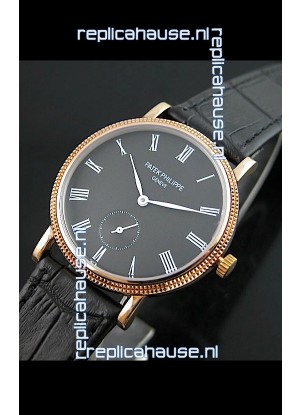 Patek Philippe Calatrava Japanese Mens Watch in Grey Dial