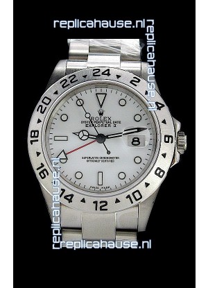 Rolex Explorer II Swiss Replica Automatic Watch in White