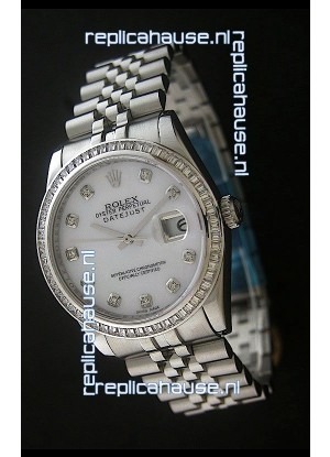 Rolex Datejust Japanese Replica Automatic Watch in White Dial