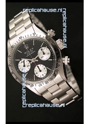 Rolex Daytona Cosmograph Swiss Vintage Watch in Black Dial