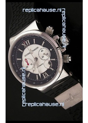 Ulysse Nardin No.239 Swiss Automatic Watch in Black&White Dial