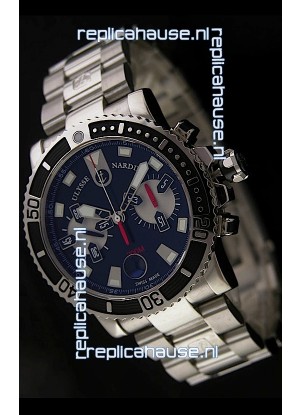 Ulysse Nardin Maxi Marine Swiss Watch in Black Dial